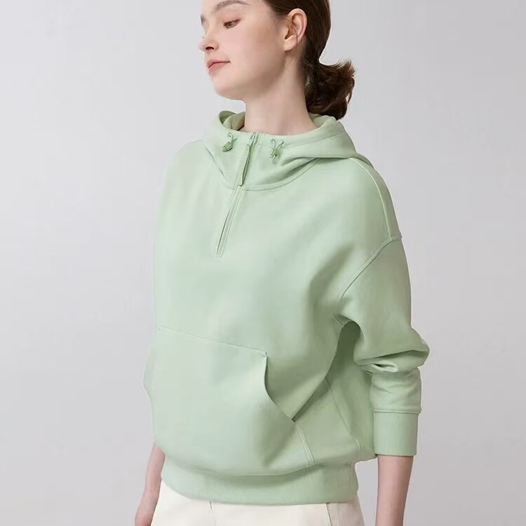 Same Style as in the Mall, Hujia Hooded Sweatshirt for Women, 2025 Autumn and Winter New Style, Loose Fit, Slimming Hoodie, Fashionable Casual Top