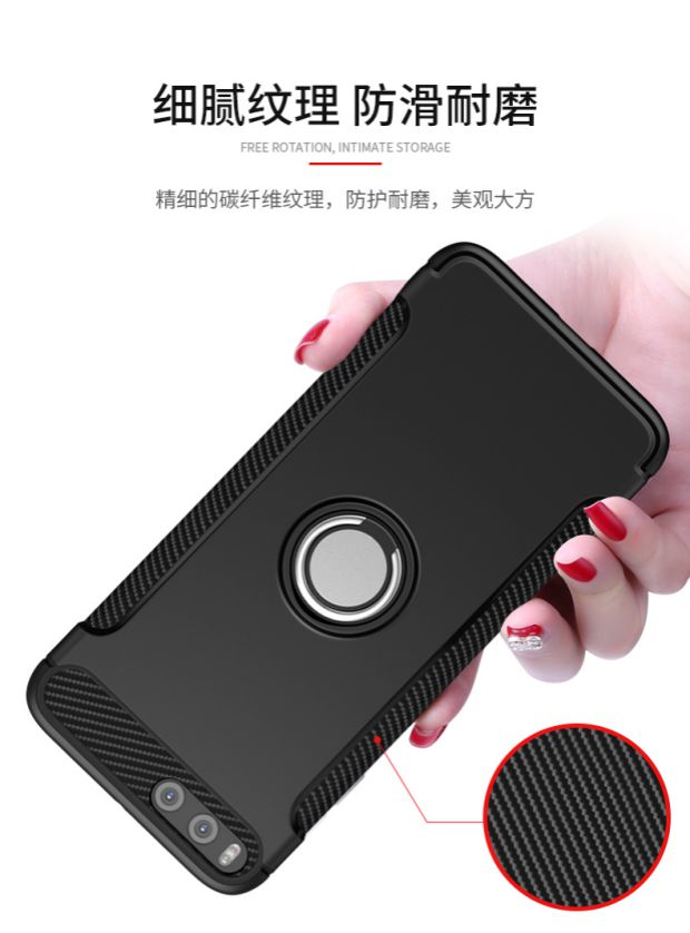 Millet 6 trường hợp điện thoại di động note3 bảo vệ tay áo chống rơi xe sắt với vòng đeo tay bao gồm tất cả vỏ giáp - Nhẫn nhẫn vàng trắng nam