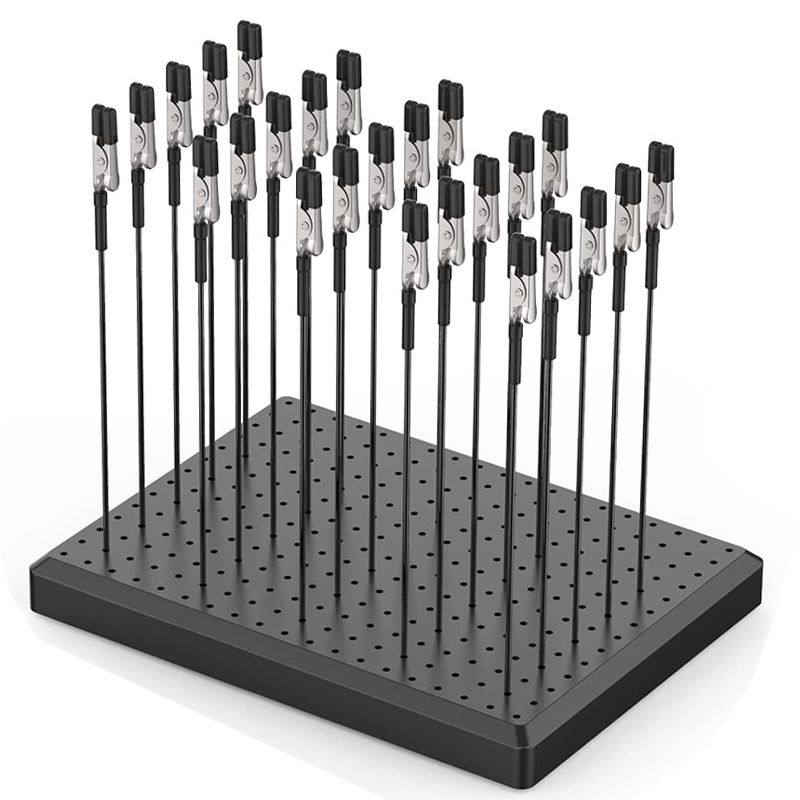 塗装クリップ、乾燥クリップ、ミリタリーガンダムモデルベース、ワニ口クリップ、エアブラシ、スプレー塗装ツール、手塗りスタンドロッド