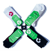 Wear-resistant and breathable left and right anti-slip football socks competition sports socks