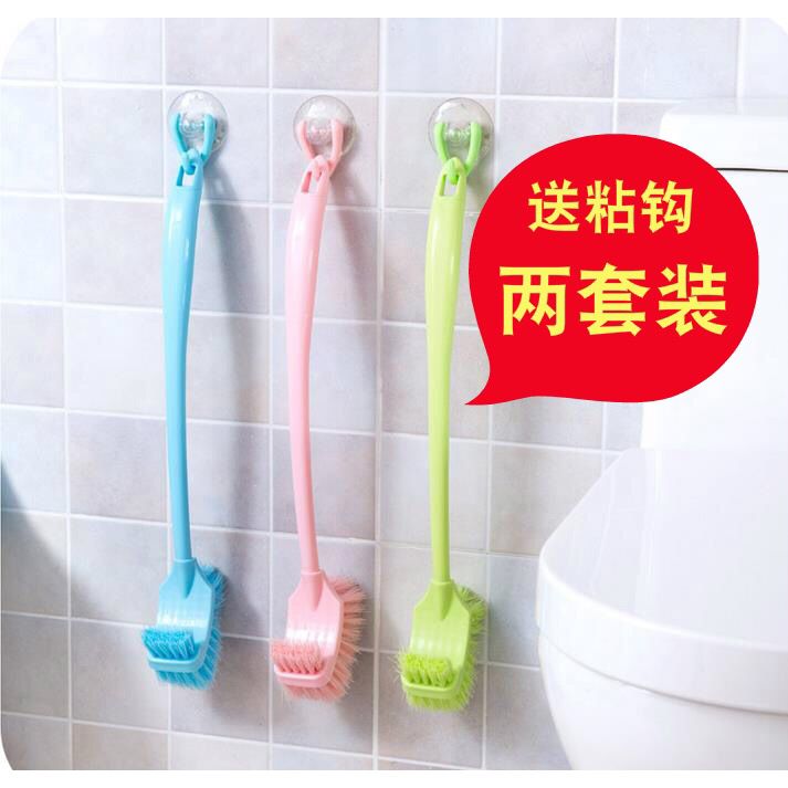 Toilet brush household toilet cleaning brush long handle wash toilet brush creative toilet brush set to remove dead corner soft hair