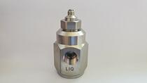 Stainless steel BIMV series air atomization sector wide angle round nozzle hooked up to your type Garwet dust removal cooling head