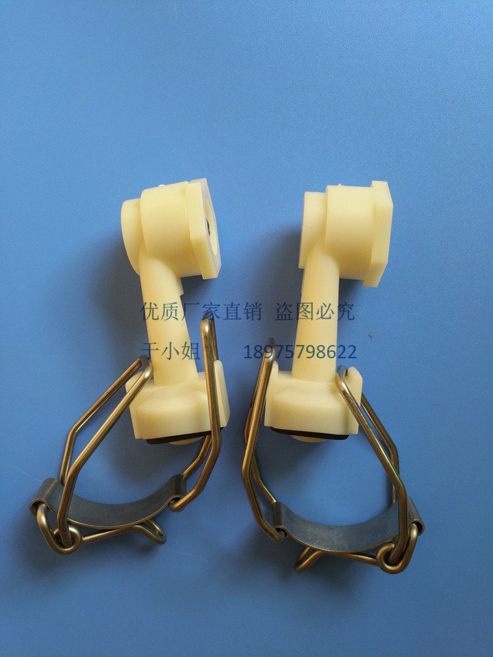 Plastic corner nozzle L-shaped clip buckle corner pipe hollow cone nozzle Textile air conditioner humidifying nozzle