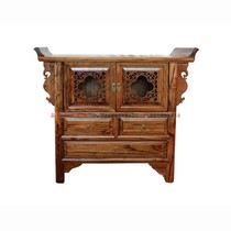 New Chinese style solid wood dining side cabinet Tea cabinet Dining cabinet Tea cabinet locker Restaurant cupboard locker