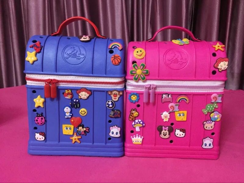 Limited Crocs Kids Backpack 11street Malaysia Backpacks Random Free 15pcs Cartoon On