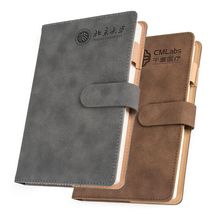 【送签字笔】加厚A5羊巴皮办公记事本