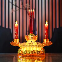 Smoke-free electric incense stove wax candle holder with long Ming light for lamp eco-friendly plug-in LED Buddhist niche Home Joe to finance Divine Incense Stove