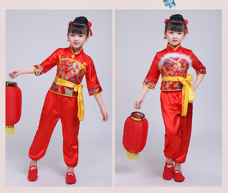 Ngày đầu năm mới Trang phục biểu diễn thiếu nhi Lễ khai mạc Lễ hội Trang phục dân tộc Bài hát Trung Quốc Trang phục khiêu vũ Mùa đông quần áo bé trai