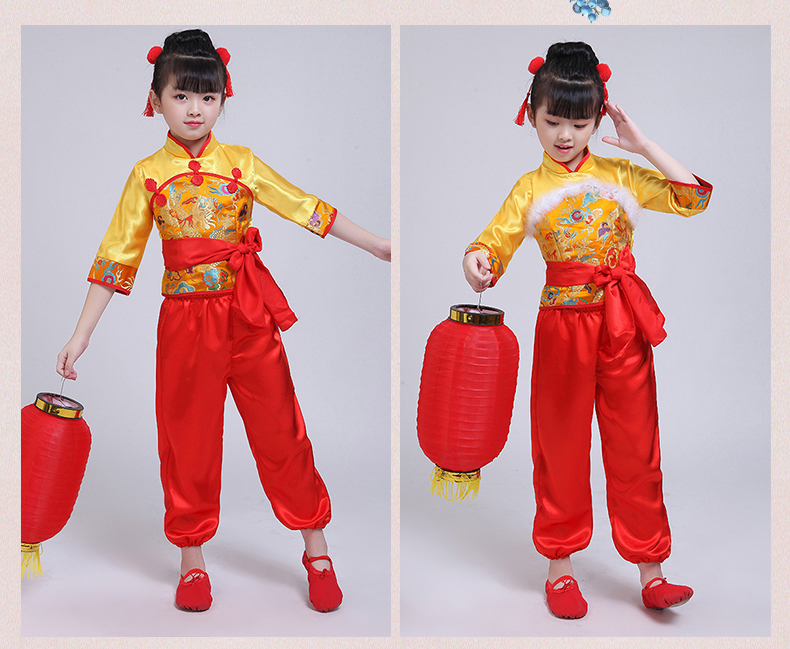 Ngày đầu năm mới Trang phục biểu diễn thiếu nhi Lễ khai mạc Lễ hội Trang phục dân tộc Bài hát Trung Quốc Trang phục khiêu vũ Mùa đông quần áo bé trai