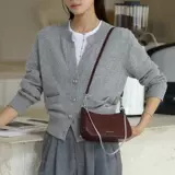 Кожаная сумка через плечо, лампа в виде луны, небольшая сумка, сумка на одно плечо, цепь, сумка подмышку, из натуральной кожи