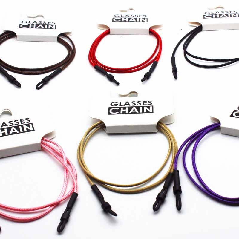 SZL GLASSES environmental wax rope glasses rope Simple metal-free travel outdoor sports eye chain lanyard