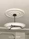 French-Style Vintage Plaster Chandelier Designer Mid-Century Wabi-Sabi Style American-Style Living Room Villa Bedroom Main Light Circular Chandelier