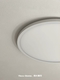 Scandinavian Bedroom Ultra-Thin Led Lamp Eye-Protecting Round Simple Modern Study Balcony ins Style Minimalist Smart Ceiling Lamp