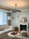 French-Style Vintage Plaster Chandelier Designer Mid-Century Wabi-Sabi Style American-Style Living Room Villa Bedroom Main Light Circular Chandelier