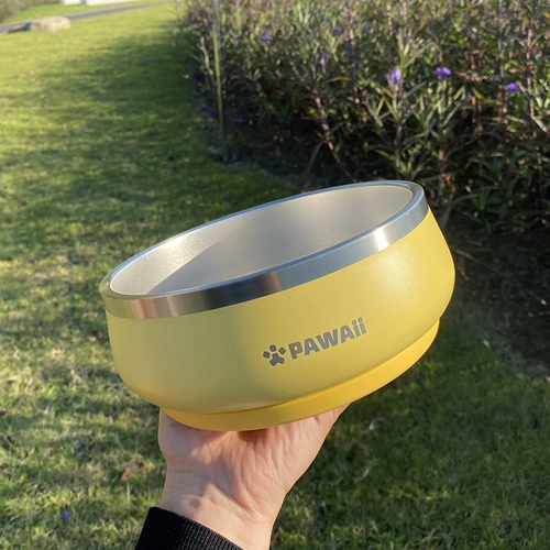 Pawaiii yixi собака из нержавеющей стали из нержавеющей стали из нержавеющей стали рисовая миска кинет большие маленькие собаки пить бассейн в миску собак