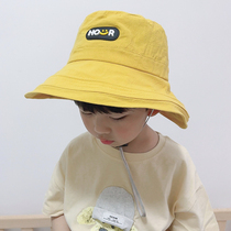 Children sunscreen hat Summer fisherman hat boy thin hat peak summer sun hat anti-UV sun hat