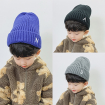 Child Hair Line Hat Tide Korea Autumn Winter Boy Knit Hat Protect Ear Warm Winter Handsome Fashion Trends Personality