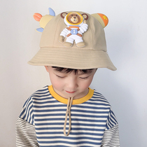 Childrens hat Spring-autumn-thin fish hood male and female child children sunscreen hat cute baby Summer sunhat 2022