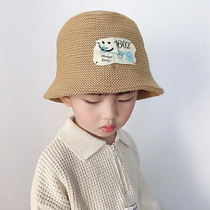Childrens hat Spring and autumn money male and female child fisherman hat summer sun hat sun hat sunscreen bucket cap grass hat 2022 new wave
