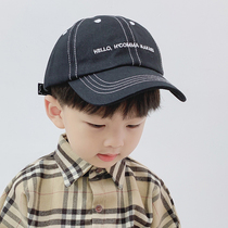Child Hats Spring Autumn Duck Tongue Cap Han Edition Tide Boy Handsome Trend Personality Baseball Cap Fashion Boy Big Boy
