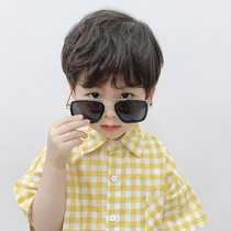 Boys sunglasses childrens fashion holiday catwalk sun glasses handsome trend personality sunscreen boys beach glasses