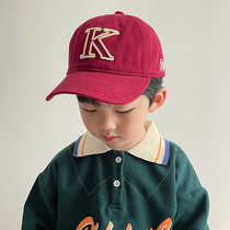 Child Duck Tongue Cap Spring Autumn Thin with sun hat Fashion boy hat trendy Han version handsome woman baby baseball cap