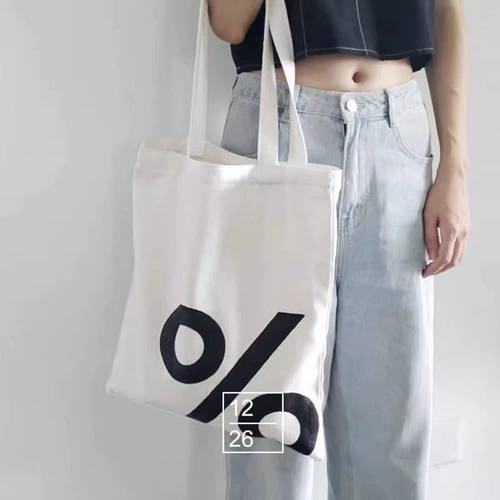 Арабика арабика Процент %% Canvas Bag Мужчины и женщины с большим количеством студентов -капель