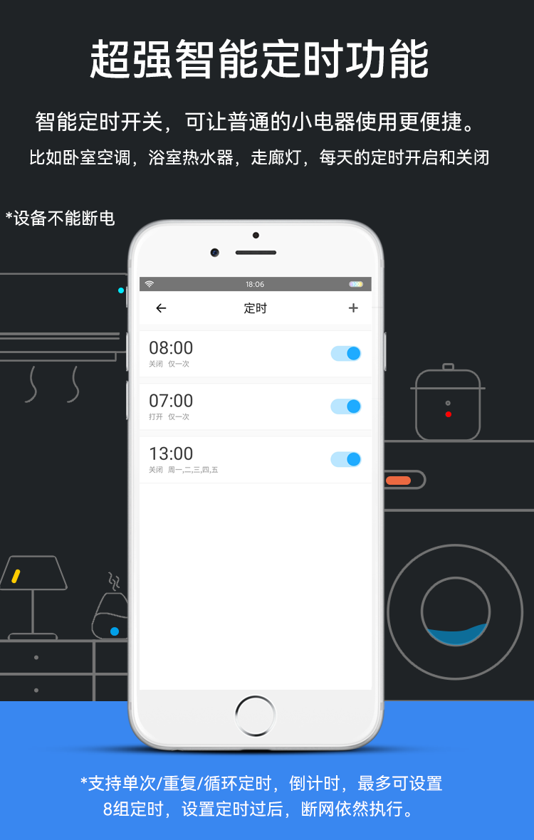 Кнопки Smart 易微联wifi智能插座功率计电量统计16a米家手机远程控制电脑开关机鱼缸定时适用华为智慧生活小爱同学艺语音 Economides