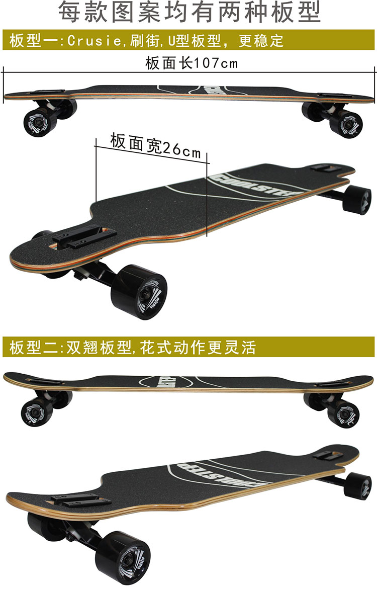 Skateboard pour homme femme COOLSTEP - Ref 2596925 Image 7