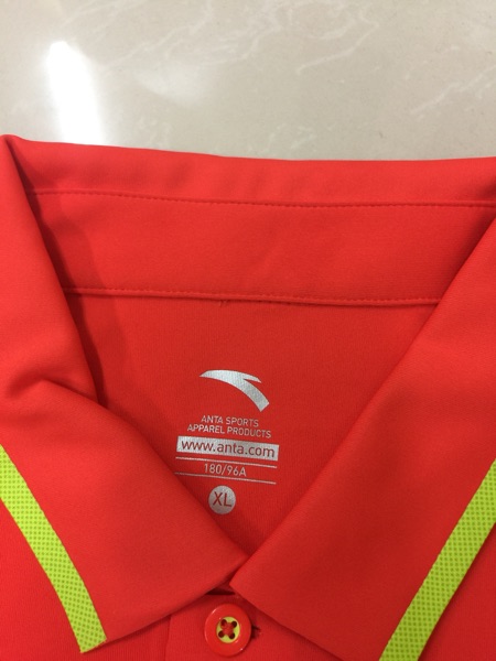 Anta tài trợ cho áo polo ngắn tay của đội tuyển quốc gia - Áo polo thể thao polo nam