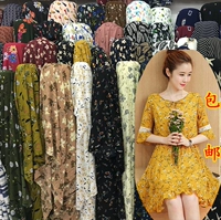 Paris liệu vải voan hạt thấm để vi-căng áo váy phụ mùa xuân và mùa thu vải may mặc thời trang - Vải vải tự làm vai thô