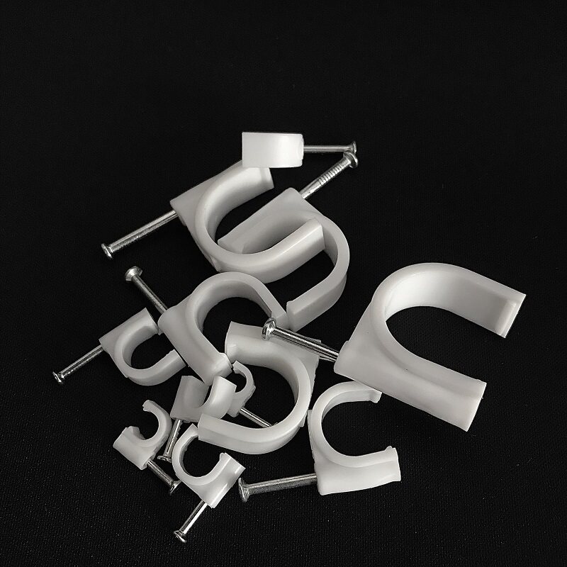 High-quality high-hardness steel nail clip line nail network line wire fixed 3 points 4 points water pipe buckle cement nail Shenzhen delivery