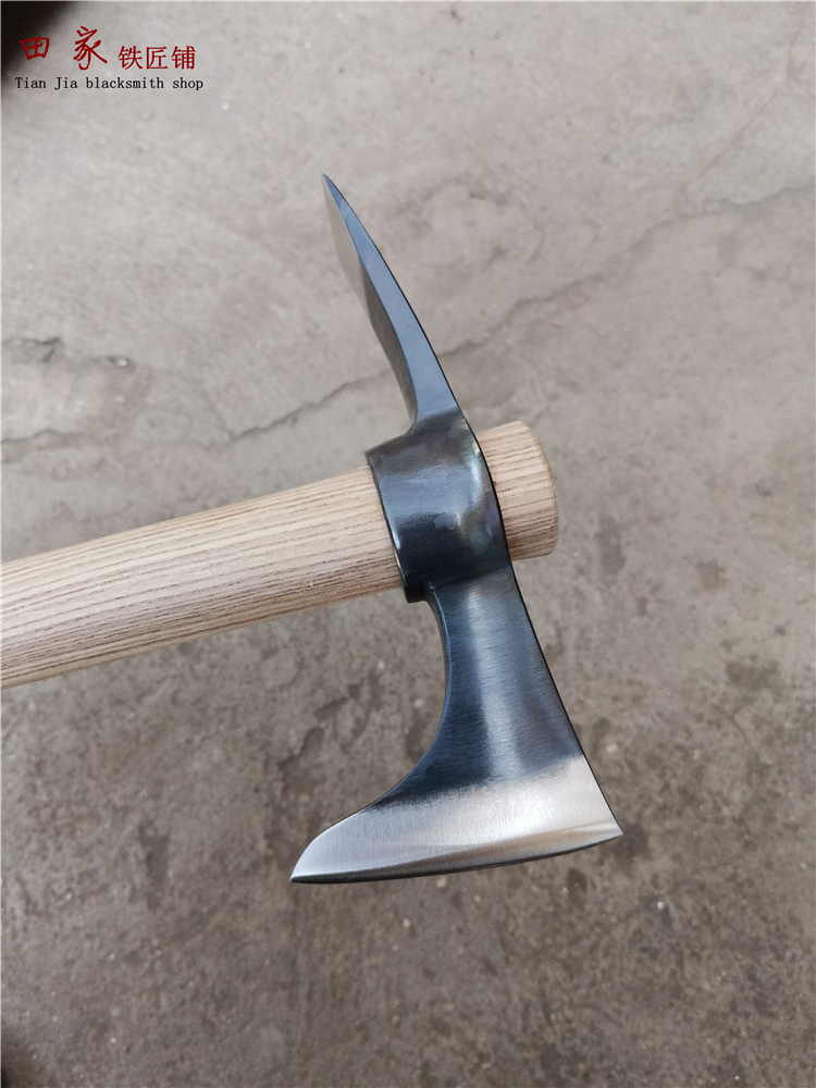 Hand forging manganese steel small axe axe axe hoe pocket pick pick
