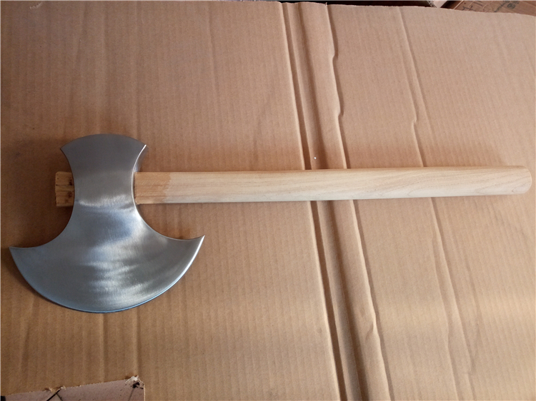 (Tianjia Iron Shop)Wide tomahawk Li Kui axe Town House opening evil axe Hand forged tomahawk Heavy axe Water margin