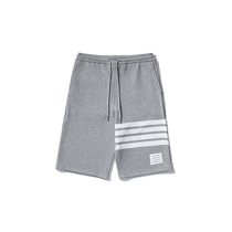 2021 summer new item TB four bars striped sweatpants casual wild loose sports pure cotton shorts men