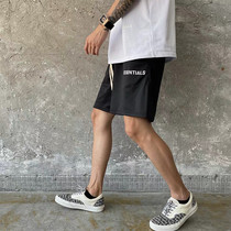 2021 summer new fashion loose double line High Street double mesh shorts five-point pants FOG sports Tide brand