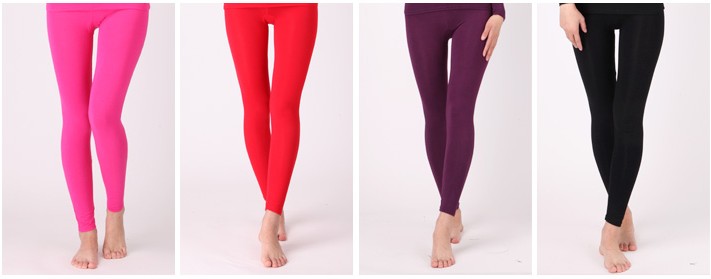 Pantalon collant jeunesse simple en coton - Ref 749611 Image 10