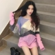 Áo len nữ mùa thu sớm lười biếng thời trang đa năng set màu khí chất ngọn áo dài tay áo len mỏng áo gile len
