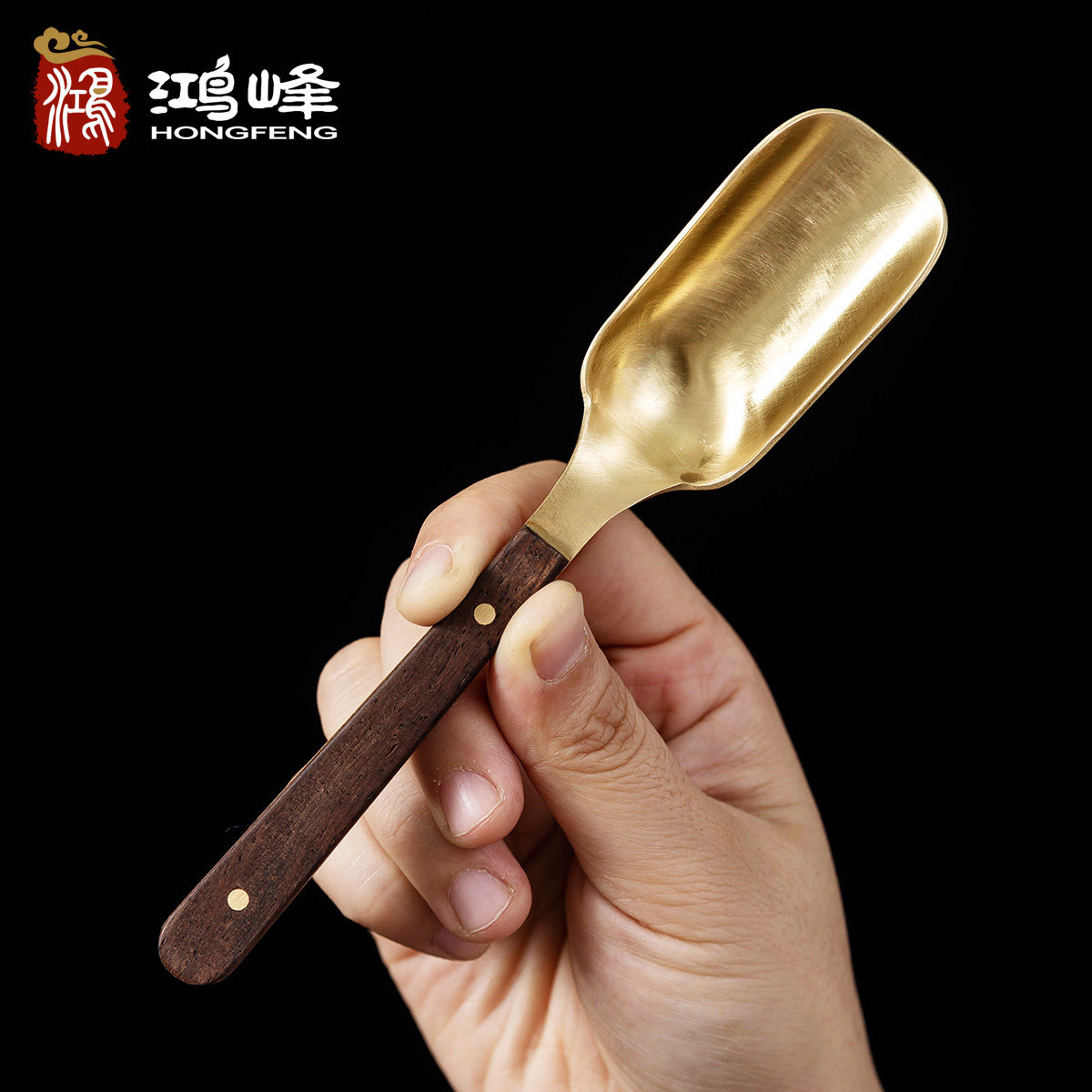 Pure Copper Tea Spoon Tea Shovel Small Teaspoon Teaspoon Tea Dao Zero Deserve Qigong Tea Furniture Accessories Tea Making Tool To Take Tea Leaves Single single-Taobao