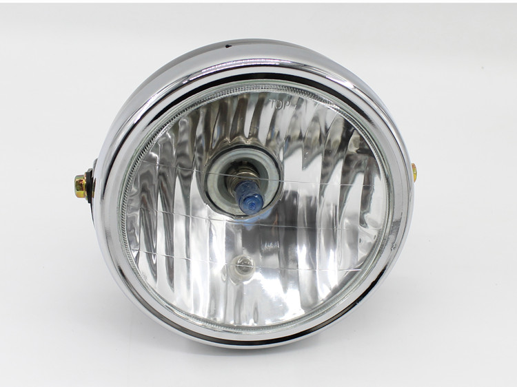 Xe máy Yamaha YBR / E / S / đèn tròn bảy inch JYM Scorpio Scorpio Tianjian 125 đèn pha lê phụ kiện phanh cbs