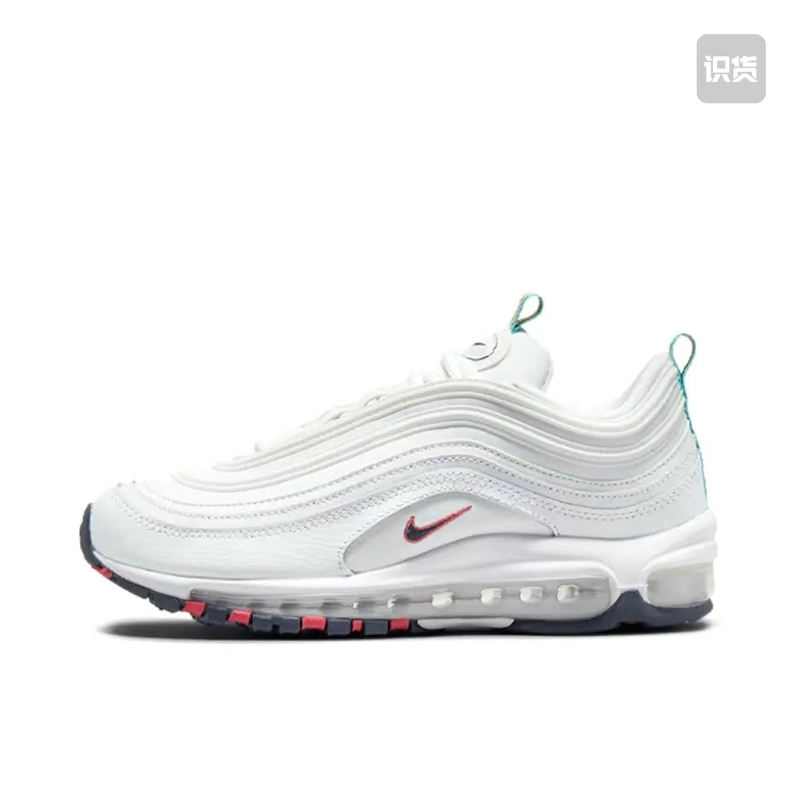 Nike Air Max 97 Running Shoes, Air Cushion Shock Absorption, Full-Length Comfort, Breathable, Versatile, Retro Dh1592-100