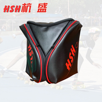 HSH Sun double row roller skating backpack block bag shoulder bag large capacity four wheel roller roller skate bag