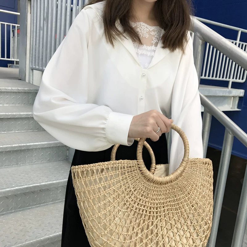 Thiết kế ban đầu dài tay áo voan cô gái retro ren khâu cổ áo hải quân cổ điển