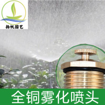 Lawn all-copper atomization nozzle 360 degree water sprayer Garden automatic watering sprinkler irrigation Agricultural site sprinkler system