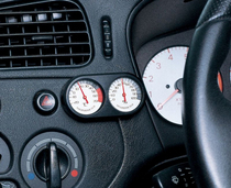 Made in Japan car-mounted thermometer meter in-car hygrometer display mechanical pointer dashboard sticker