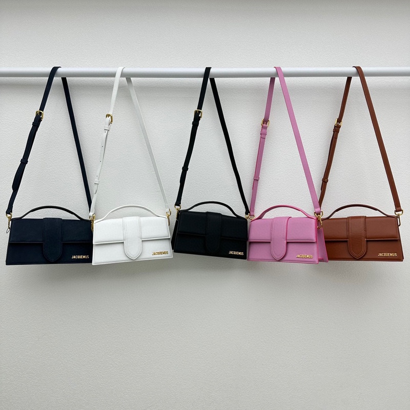 Jacquemus Amnino Niche Retro New Style Genuine Leather Crossbody Bag Jacquemus Amnino Niche Retro New Style Genuine Leather Crossbody Bag