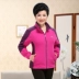Áo khoác cho mẹ mùa thu đông áo khoác trung niên nữ Phụ nữ cao cấp