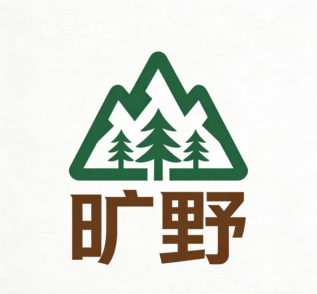 旷野户外用品店的LOGO