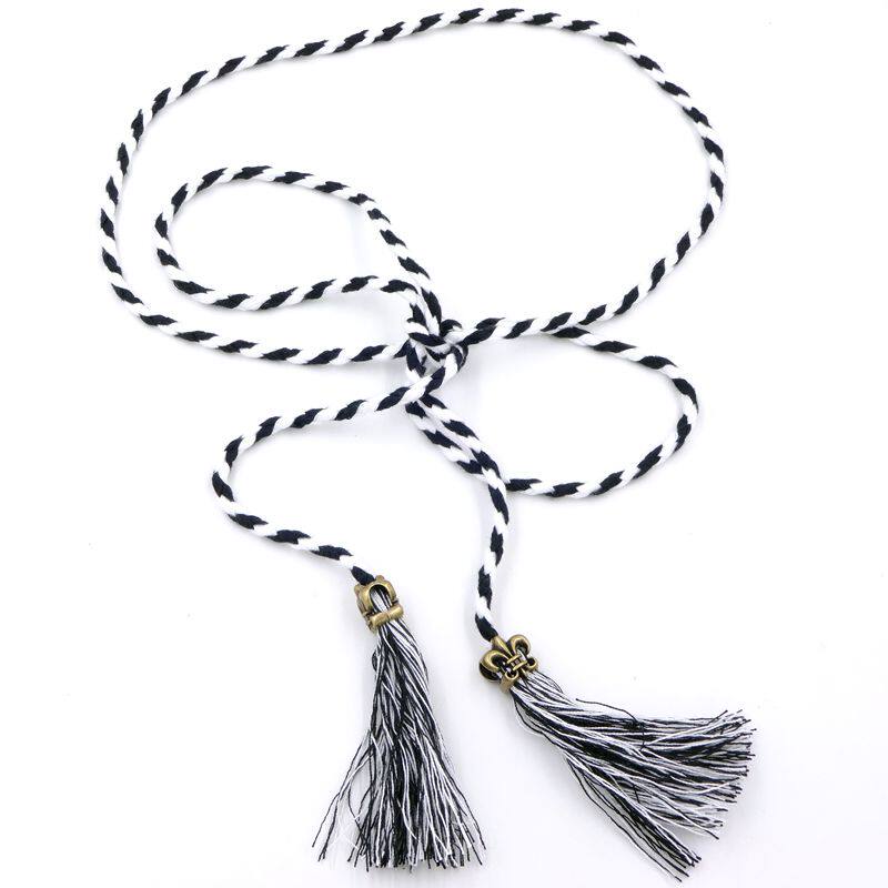 Cotton woven waist chain Korean version all-match belt women's decoration Skirt belt rope Ethnic belt waist chain