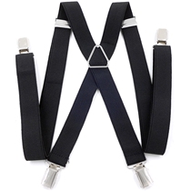 Unisex cross style suspenders belt bib pants strap Stage literary fan strap clip Sling clip
